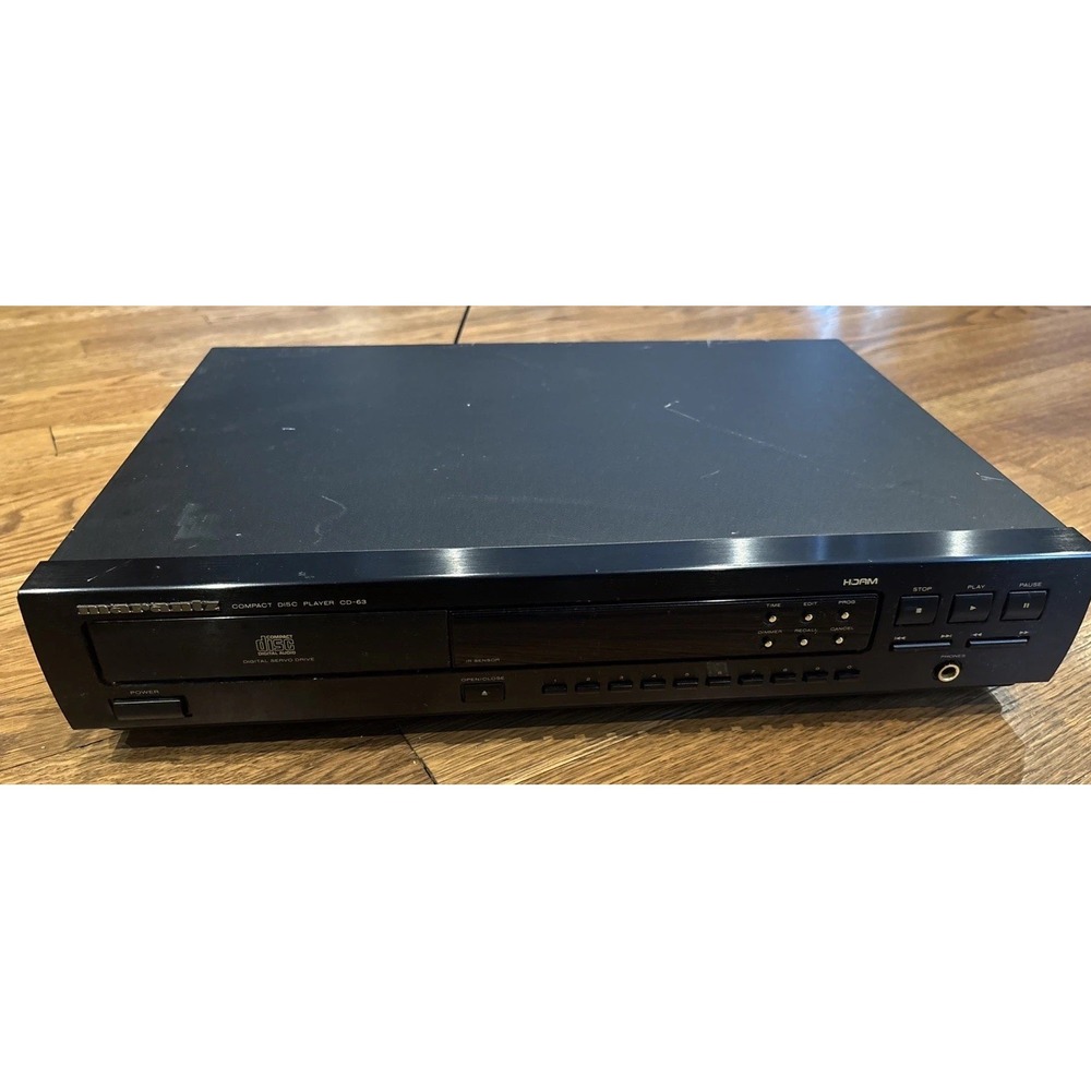 Vintage Marantz CD-63 Compact CD DISC Player Japan - AS IS FOR PARTS / REPAIR